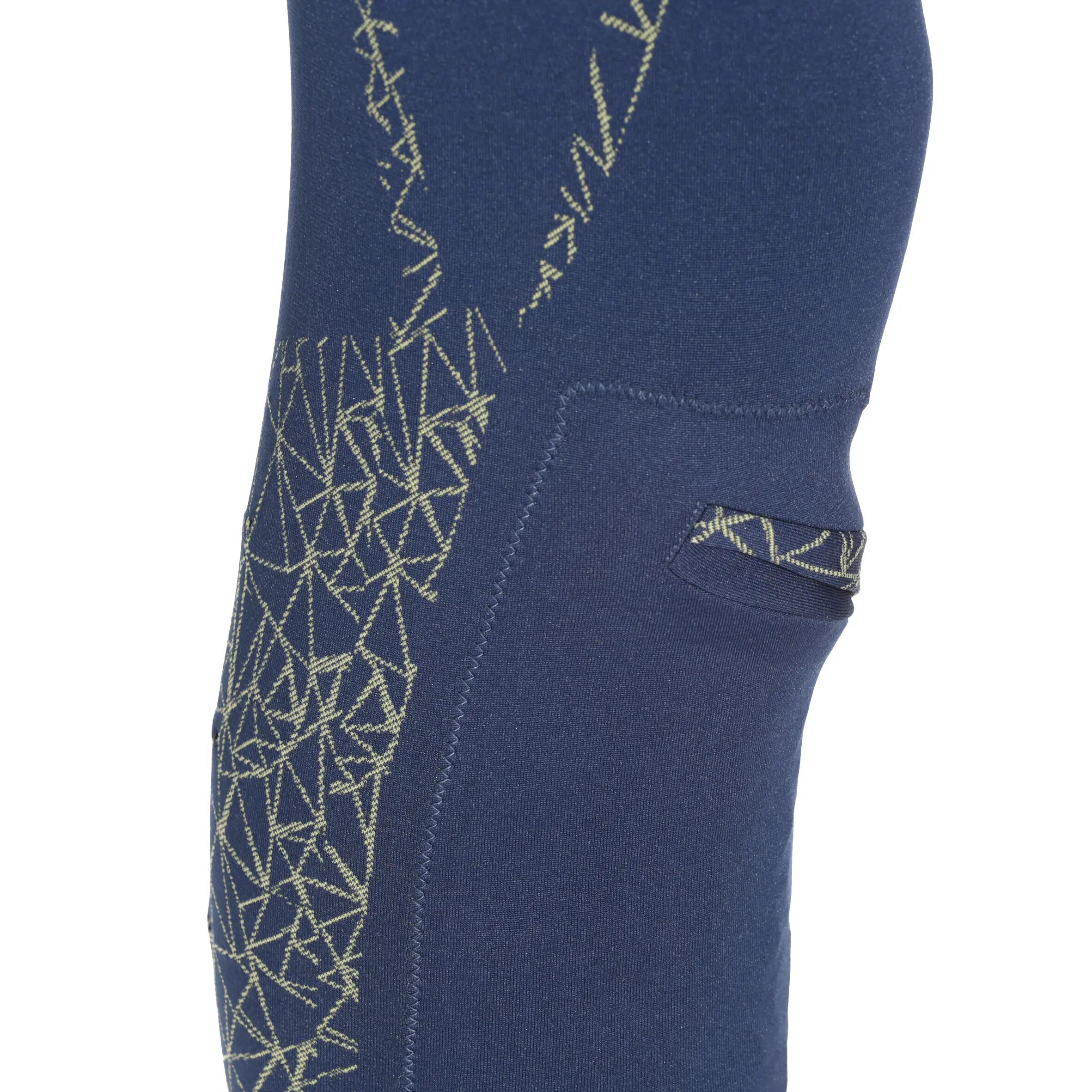 Myslim Men'S Ski Base Layer Trousers - Blue 10/10