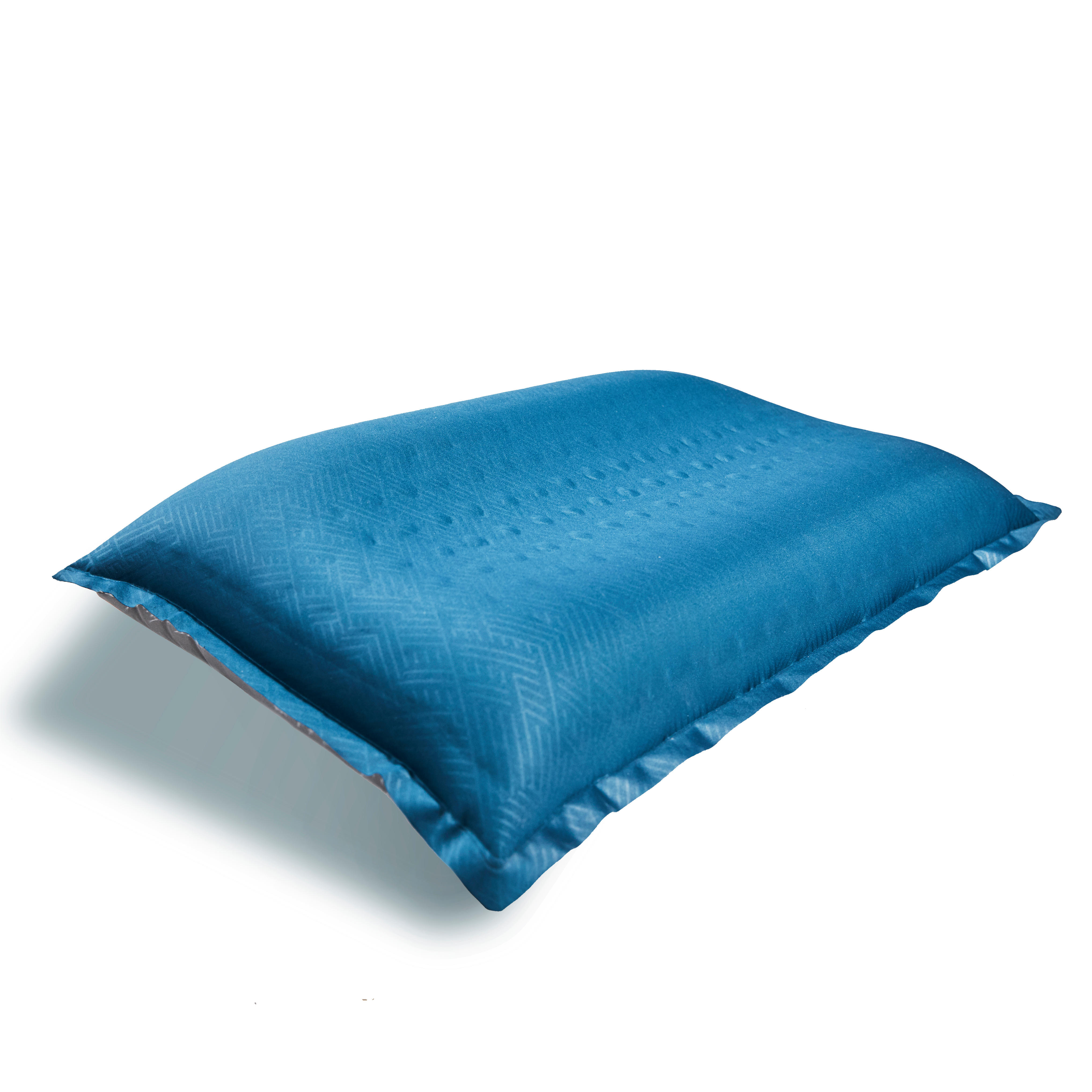 Quechua Air Dream Self-Inflating Hiking Pillow - Peacock Blue
