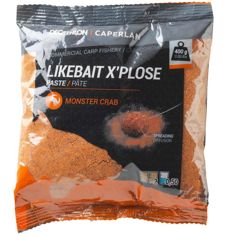 LIKEBAIT PATE XPLOSE MONSTER CRAB POUR LA PECHE DE LA CARPE AU COUP