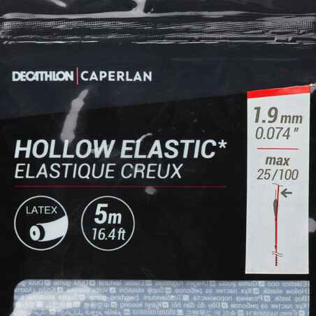 HOLLOW LATEX ELASTIC 1.9mm 5M PF-PA HE