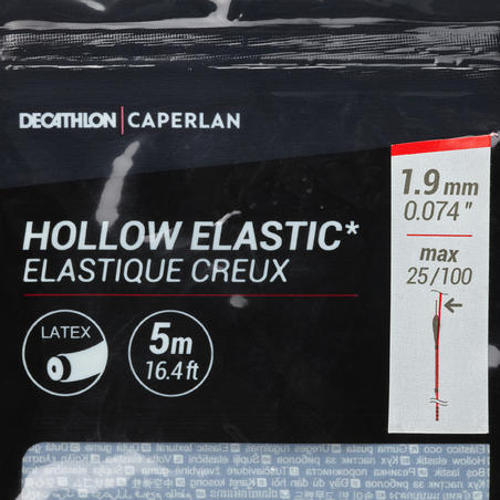 ПОРОЖНИСТА ЛАТЕКСНА РЕЗИНКА PF-PA HE 1,9 мм, 5 м