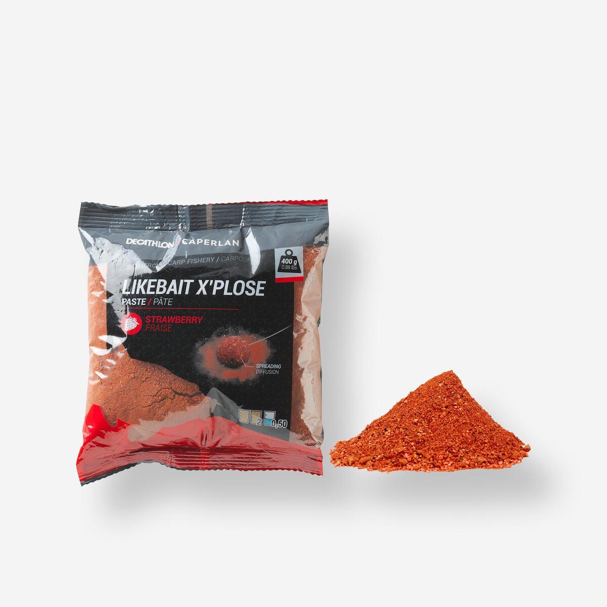 LIKEBAIT PATE XPLOSE FRAISE POUR LA PECHE DE LA CARPE AU COUP