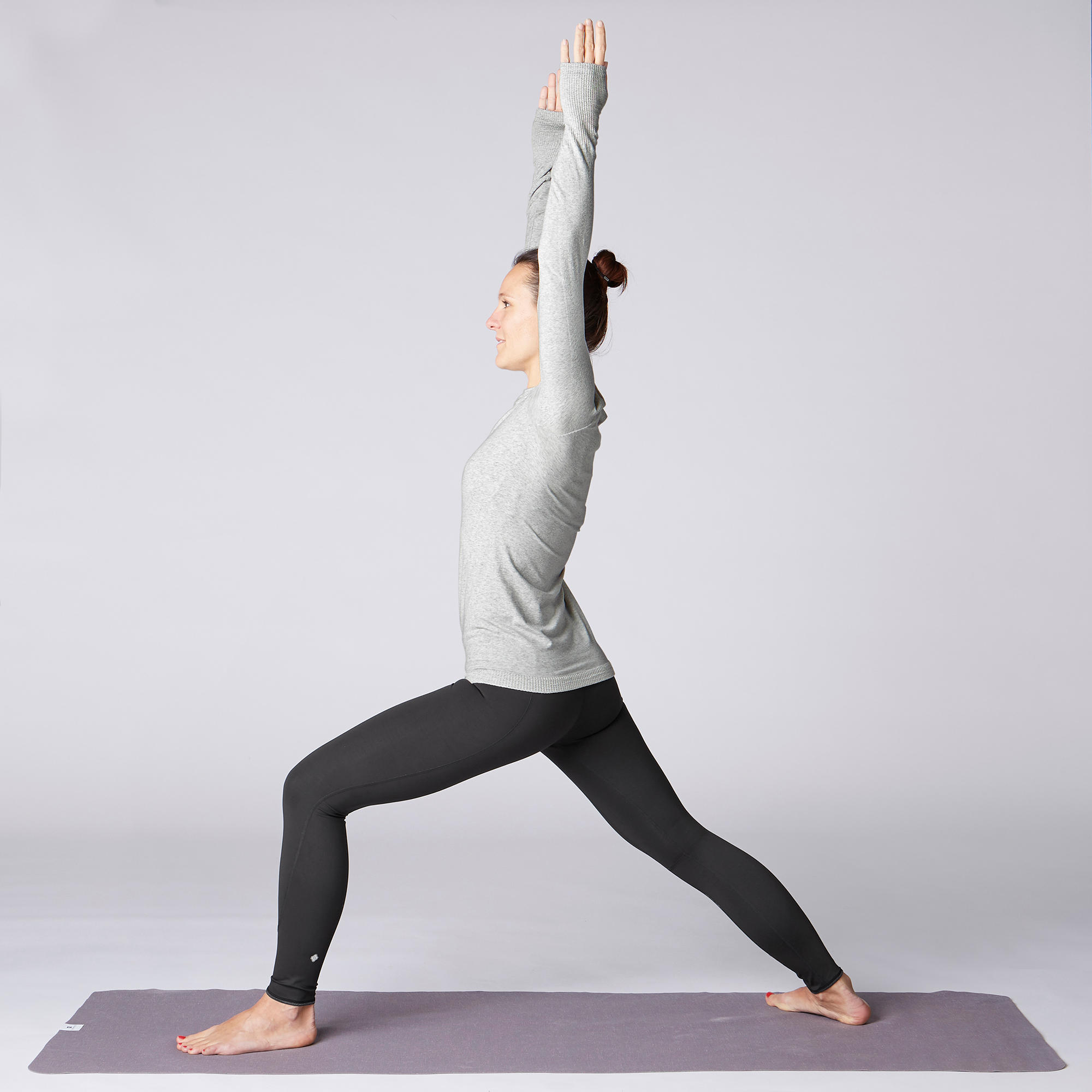 Seamless Long-Sleeved Gentle Yoga T-Shirt - Light Grey 7/7