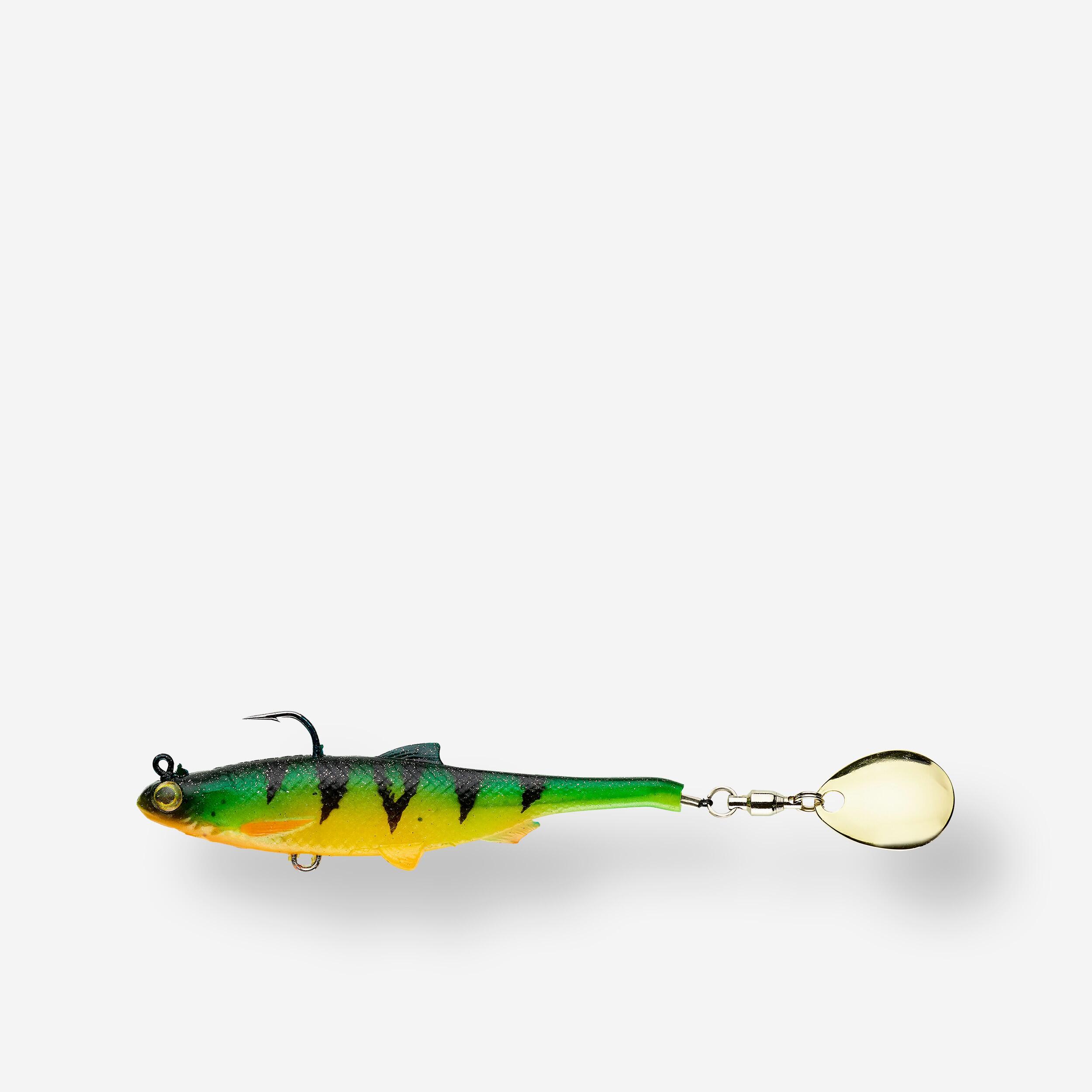 LURE FISHING ROACHSPIN 70 FIRETIGER BLADED SHAD SOFT LURE CAPERLAN