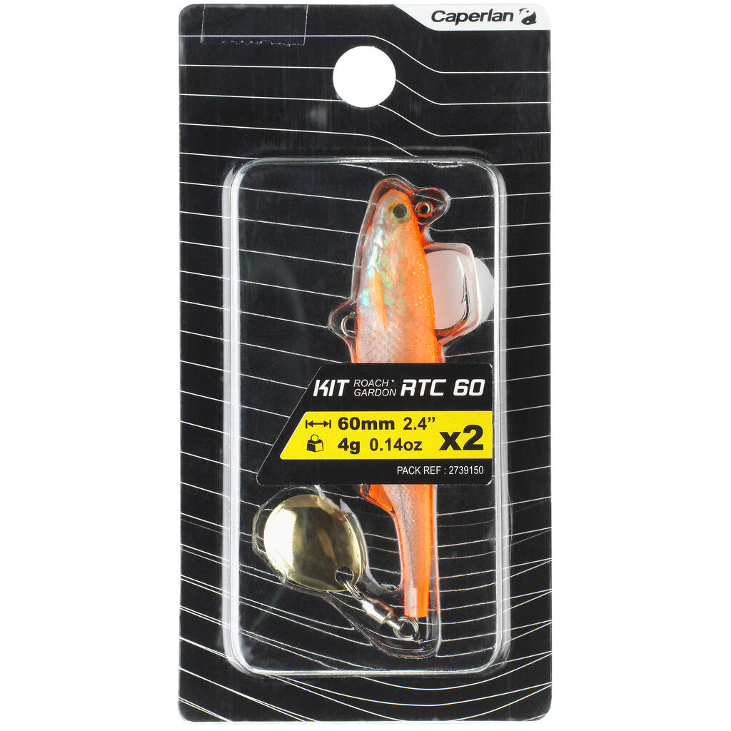 LURE FISHING ROACHSPIN 70 BLUE BACK BLADED SHAD SOFT LURE