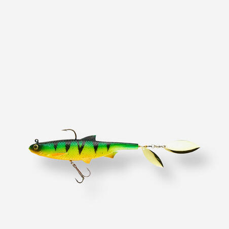 Jigg SHAD med paljetter ROACHSPIN 150 FIRETIGER