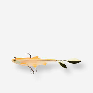 Vinilo Pesca Spinning Cucharilla Shad ROACHSPIN 150 NARANJA