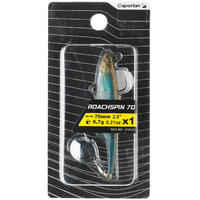 LURE FISHING ROACHSPIN 70 BLUE BACK BLADED SHAD SOFT LURE