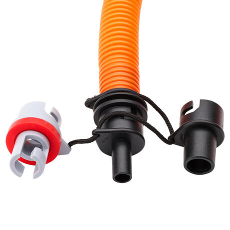 BOMBA HINCHADOR MANUAL PATO DE PESCA FLTB POMP 2 x 1,4 L CON MANÓMETRO