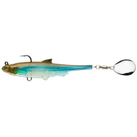 LURE FISHING ROACHSPIN 70 BLUE BACK BLADED SHAD SOFT LURE - Decathlon