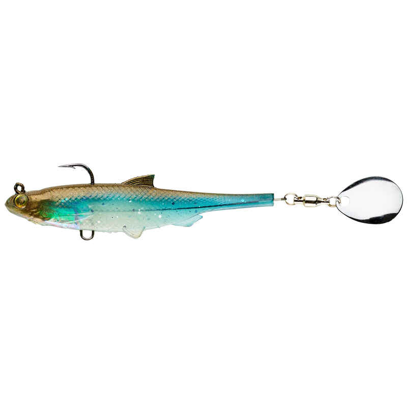 LURE FISHING ROACHSPIN 70 BLUE BACK BLADED SHAD SOFT LURE