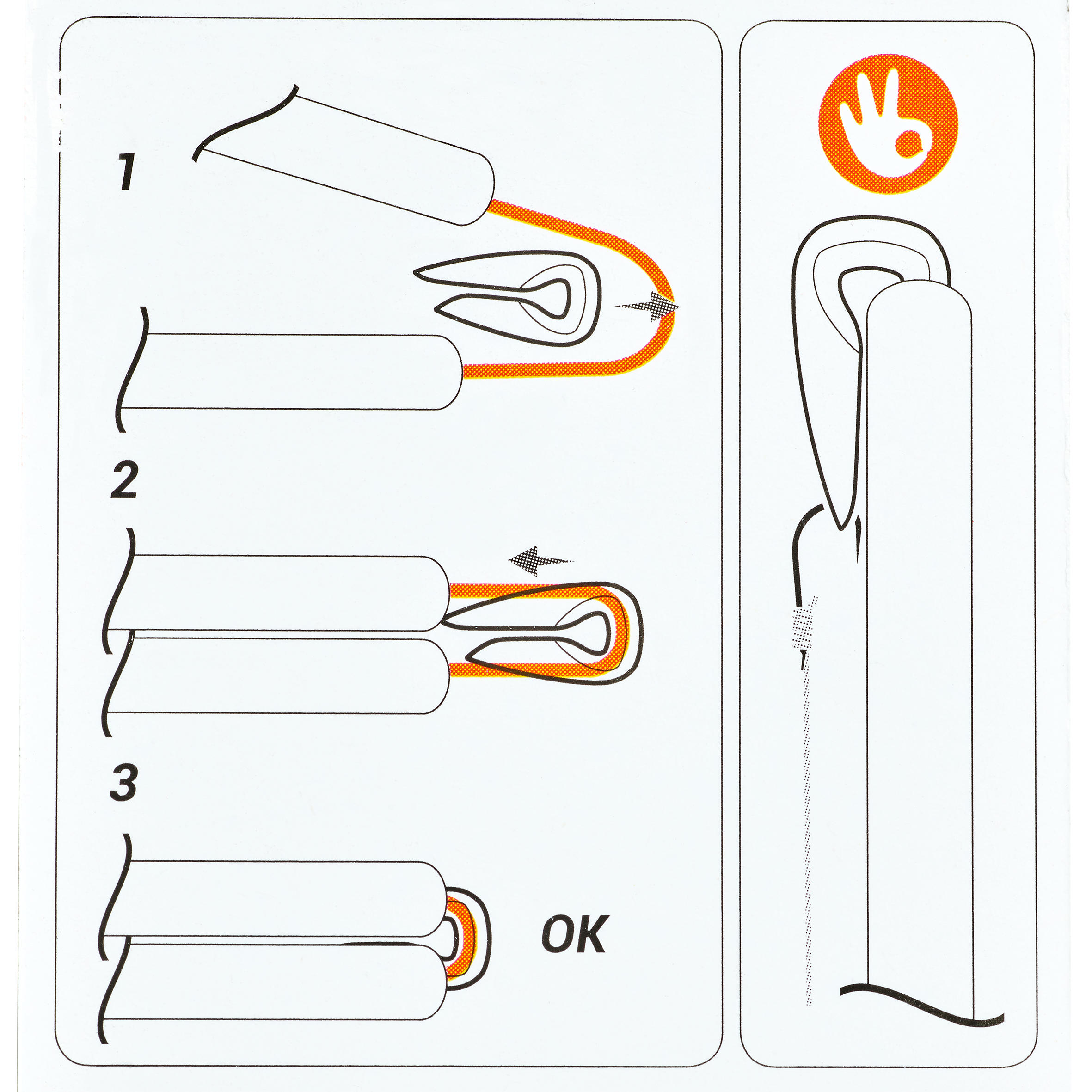 Set van 4 beschermers voor elastiek van max. 4 mm dik 4/4