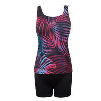 Maillot de bain de natation femme une pièce Heva tankini ond noir