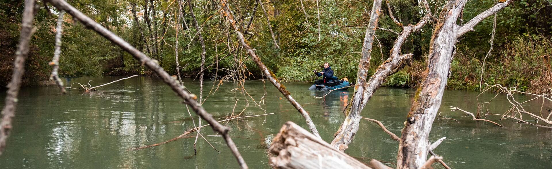 Fishing in a Float Tube!! 