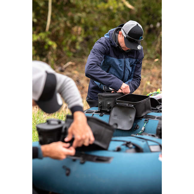 Flytring FLOAT TUBE FLTB 5 blå/orange CAPERLAN DECATHLON