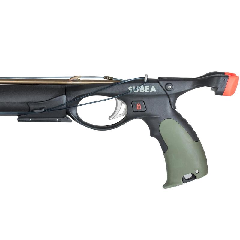 Fusil Gomas Pesca Submarina Subea SPF540 Tubo Hueso Sepia (Cabezal Abierto)