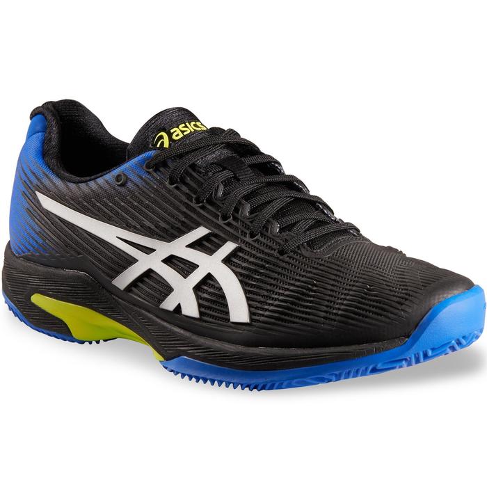 asics tennisschoenen voor heren gel-solution speed 3 zwart/blauw
