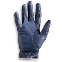 560 Kids' Horse Riding Gloves - Navy/Blue