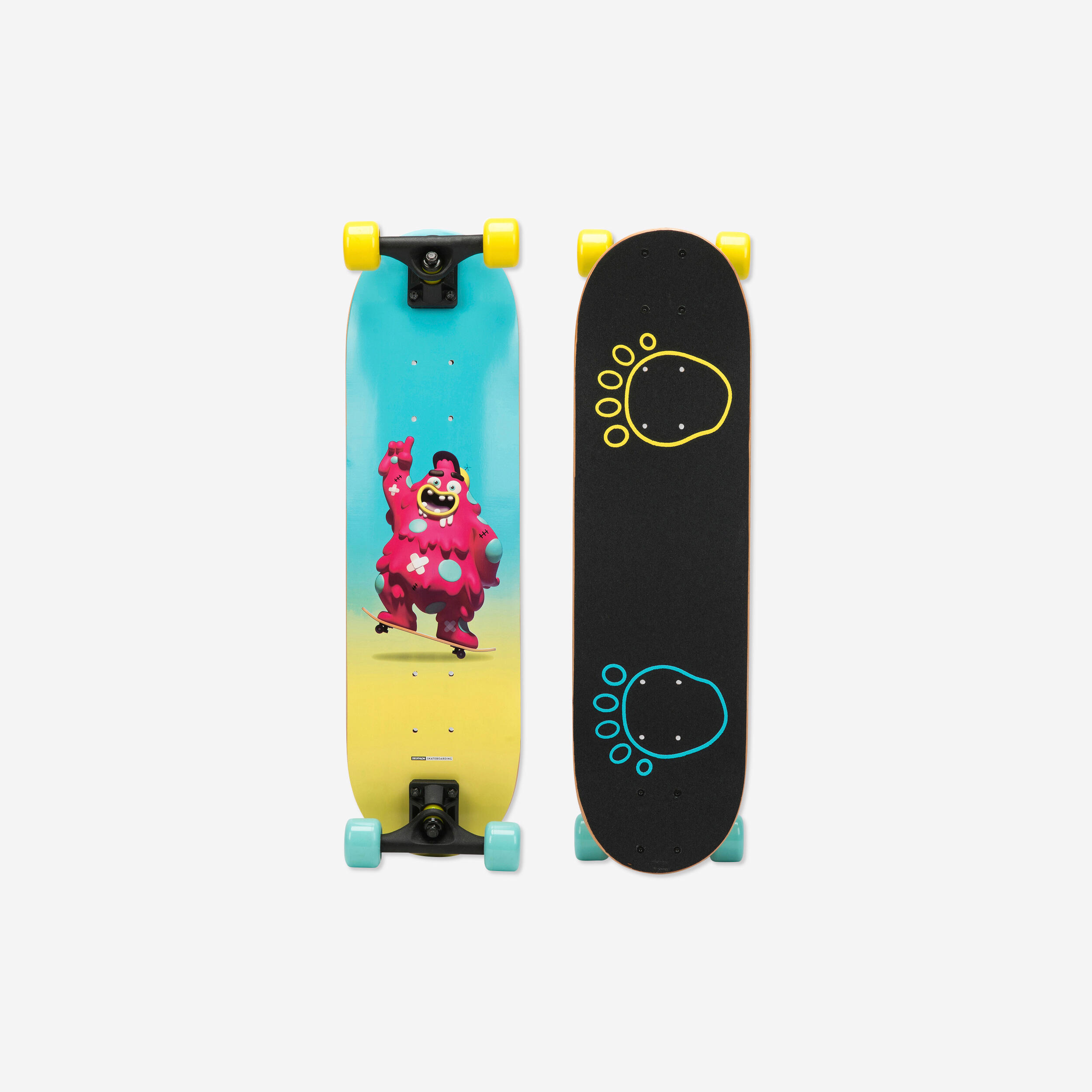 Kids' Skateboard - Play 120 - Yellow - Oxelo - Decathlon