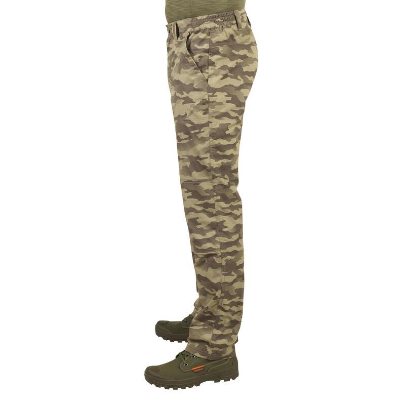 Jagdhose 100 leicht Camouflage grün 