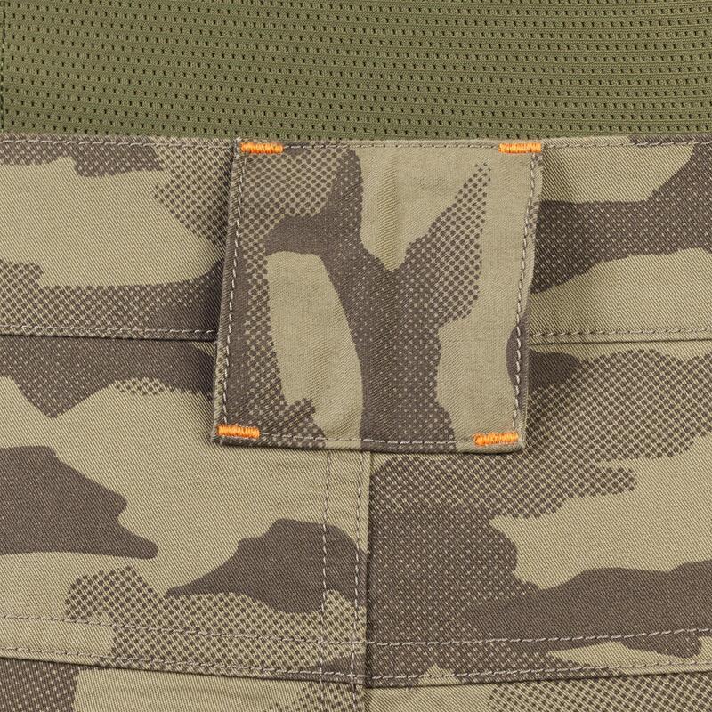 Jagdhose 100 leicht Camouflage grün 