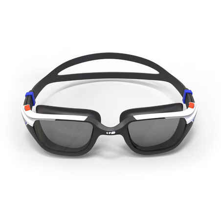 Swimming Goggles Smoked Lenses SPIRIT Size L White / Black