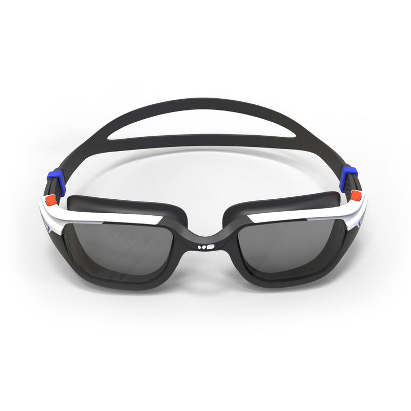 Lunettes de Natation Verres Fumés SPIRIT Taille L Blanc Noir