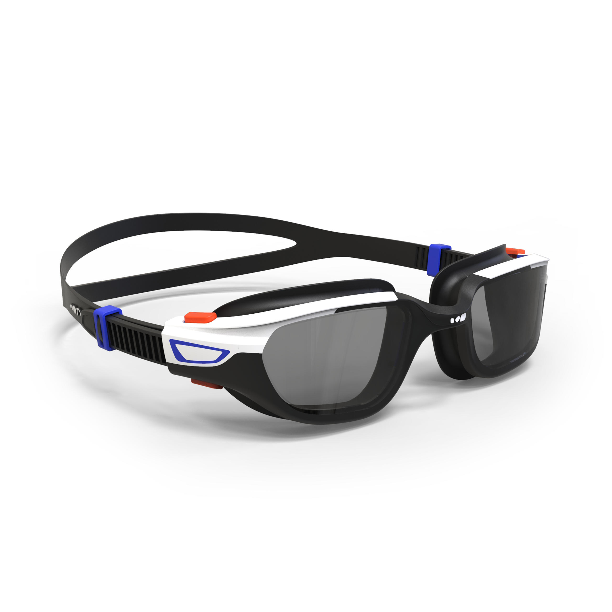 NABAIJI Swimming Goggles Smoked Lenses SPIRIT Size L White / Black