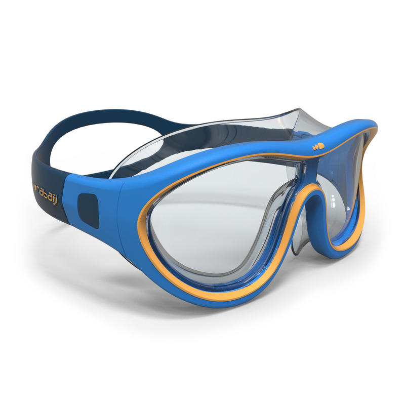 Máscara de natación 100 SWIMDOW Talla CH Azul Amarillo Máscara de natación 100 SWIMDOW Talla CH Azul Amarillo