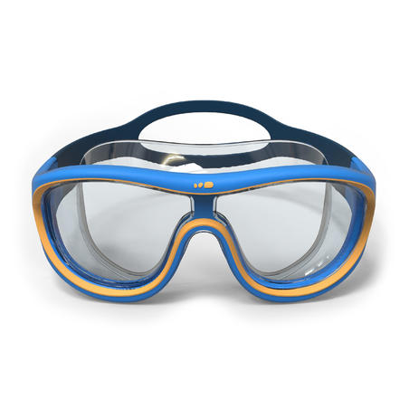 Máscara de natación 100 SWIMDOW Talla CH Azul Amarillo 