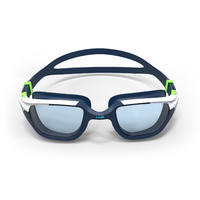 Swimming Goggles Clear Lenses SPIRIT Size L White / Blue