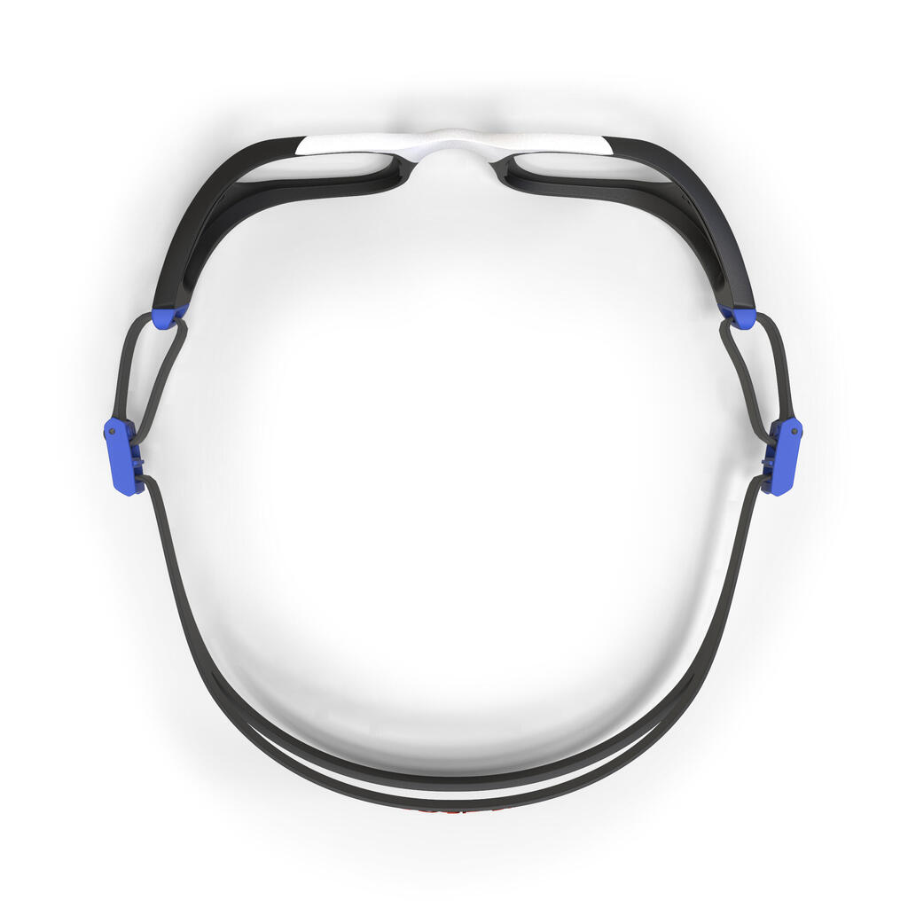 Monture Lunettes de Natation Correctrices Myopie Taille L SELFIT Noir Blans