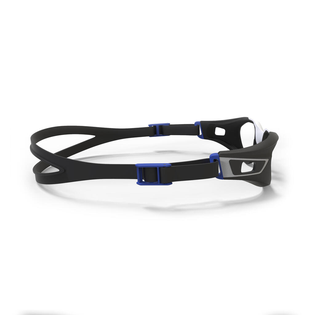 Monture Lunettes de Natation Correctrices Myopie Taille L SELFIT Noir Blans