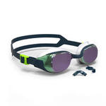 Swimming Goggles B-FIT 500 Mirrored Lens - Blue Green