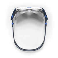 SWIMMING POOL MASK ACTIVE SIZE L CLEAR LENSES - WHITE / BLUE