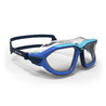 500 ACTIVE Swimming Mask, Size S Blue, Clear Lenses