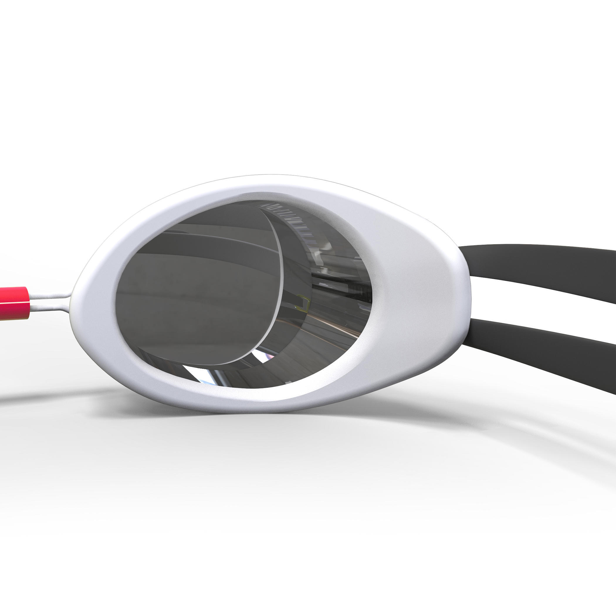 SWEDISH swimming goggles - Mirrored lenses - Single size - Black red 4/4