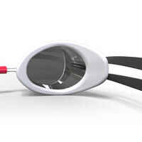 SWEDISH 900 SET ADULT SWIMMING GOGGLES Mirrored Lenses -Black Red(FINA APPROVED)