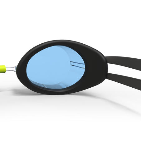 Шведські окуляри 900 для плавання, з прозорими лінзами - Чорні/Сині