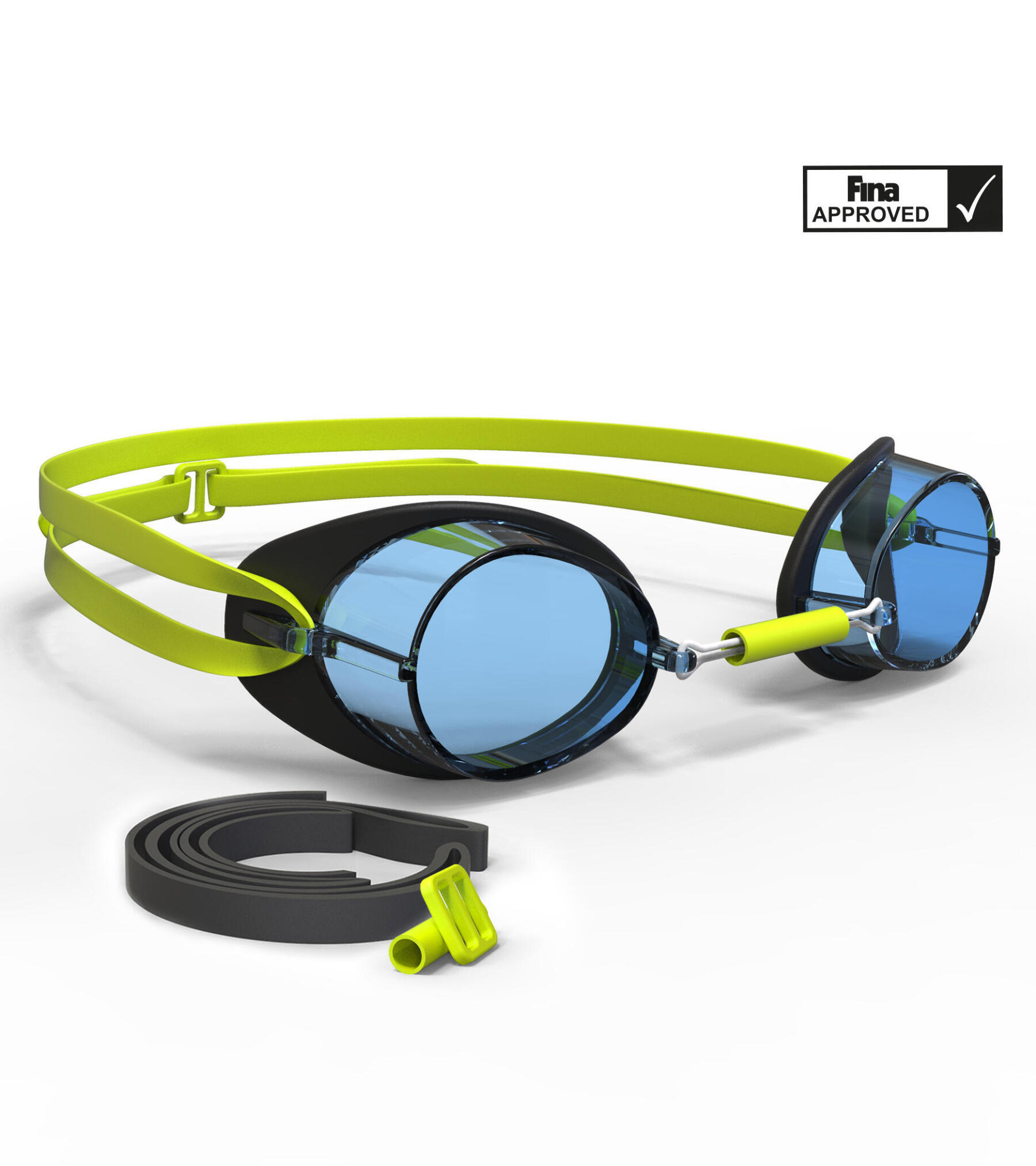 Lunettes De Natation Arena Swedix - Compétition, Antibuée, Protection UV, Ponts De Nez Interchangeables