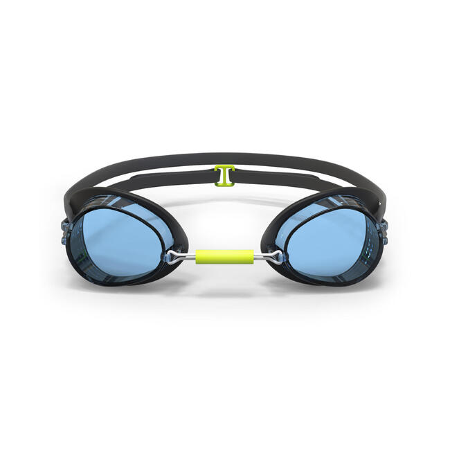Swedish Swimming Goggles 900 Black Yellow Clear Lenses