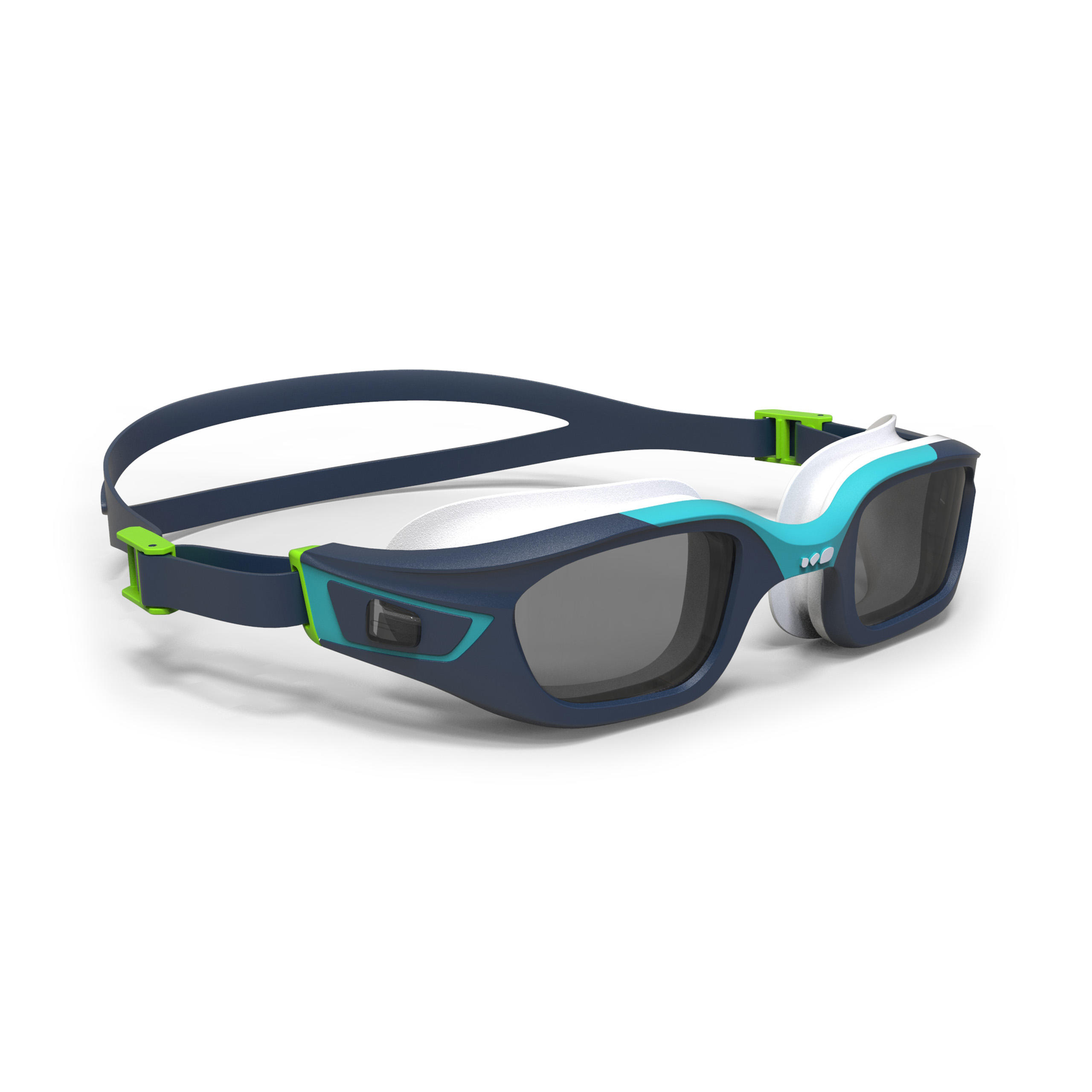 Monture Lunettes de Natation Correctrices Myopie Taille S SELFIT Vert Bleu