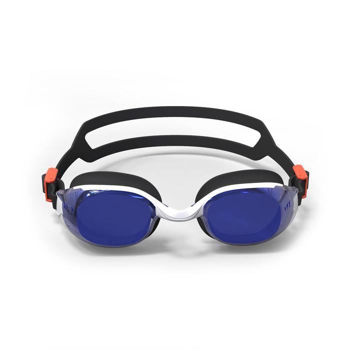 Lunettes De Natation 500 B Fit Orange Bleu Verres Miroir Nabaiji Decathlon
