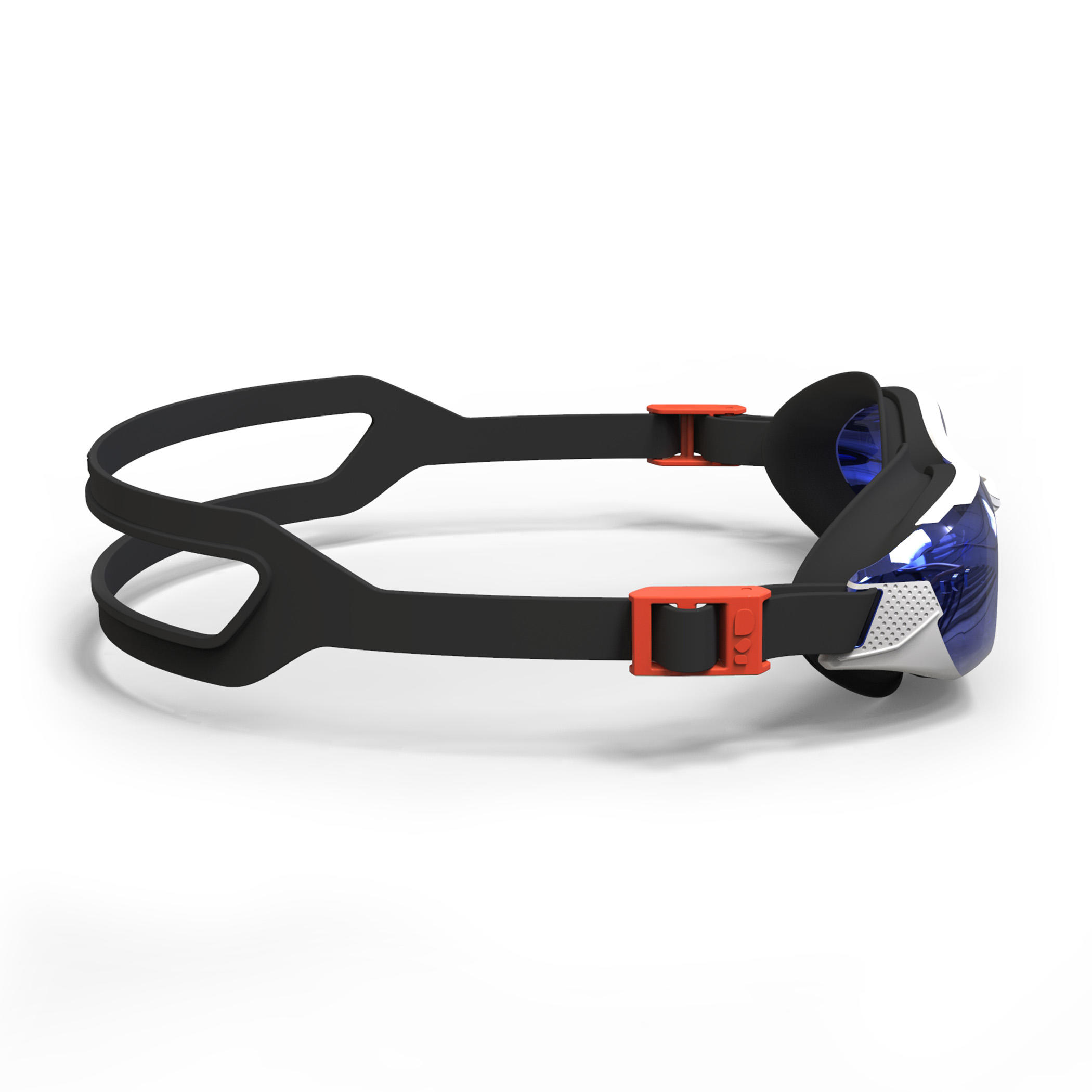 Swimming Goggles Mirrored Lenses BFIT Blue / Orange 2/5