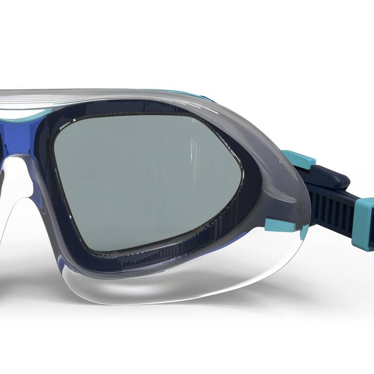 SWIMMING POOL MASK ACTIVE SIZE S SMOKED LENSES - BLUE / SAPHIRE