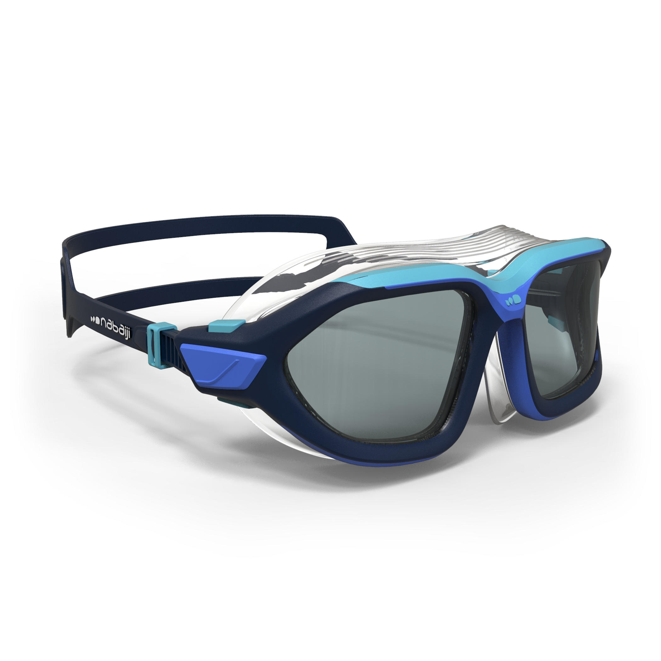 Active Asia Swimming Mask 500 S - Blue Smoke Lenses