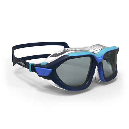 SWIMMING POOL MASK ACTIVE SIZE S SMOKED LENSES - BLUE / SAPHIRE