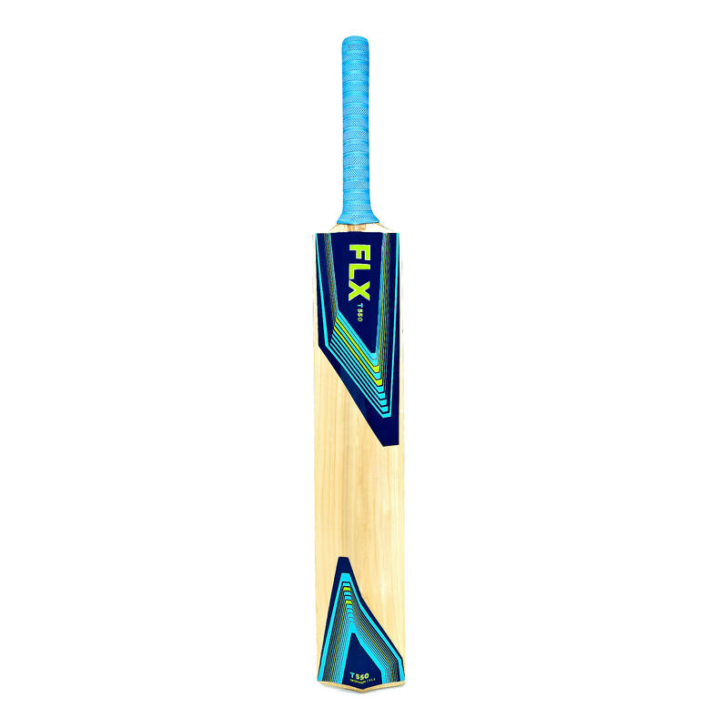 T550 ADULT KASHMIR POPLAR CRICKET BAT LIGHT BLUE