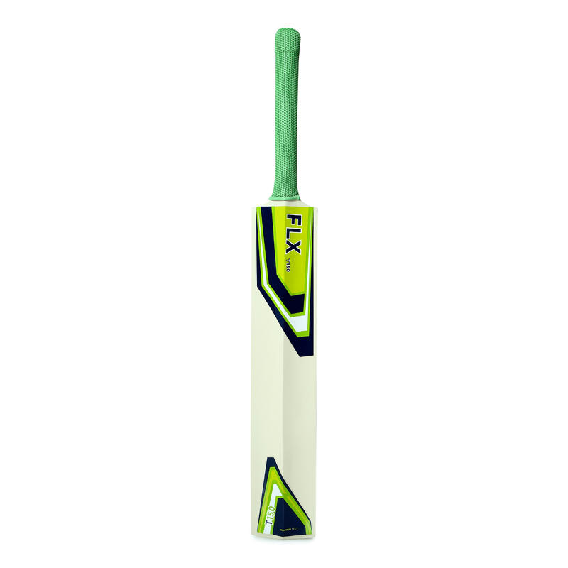 T150 ADULT CRICKET BAT LIME GREEN