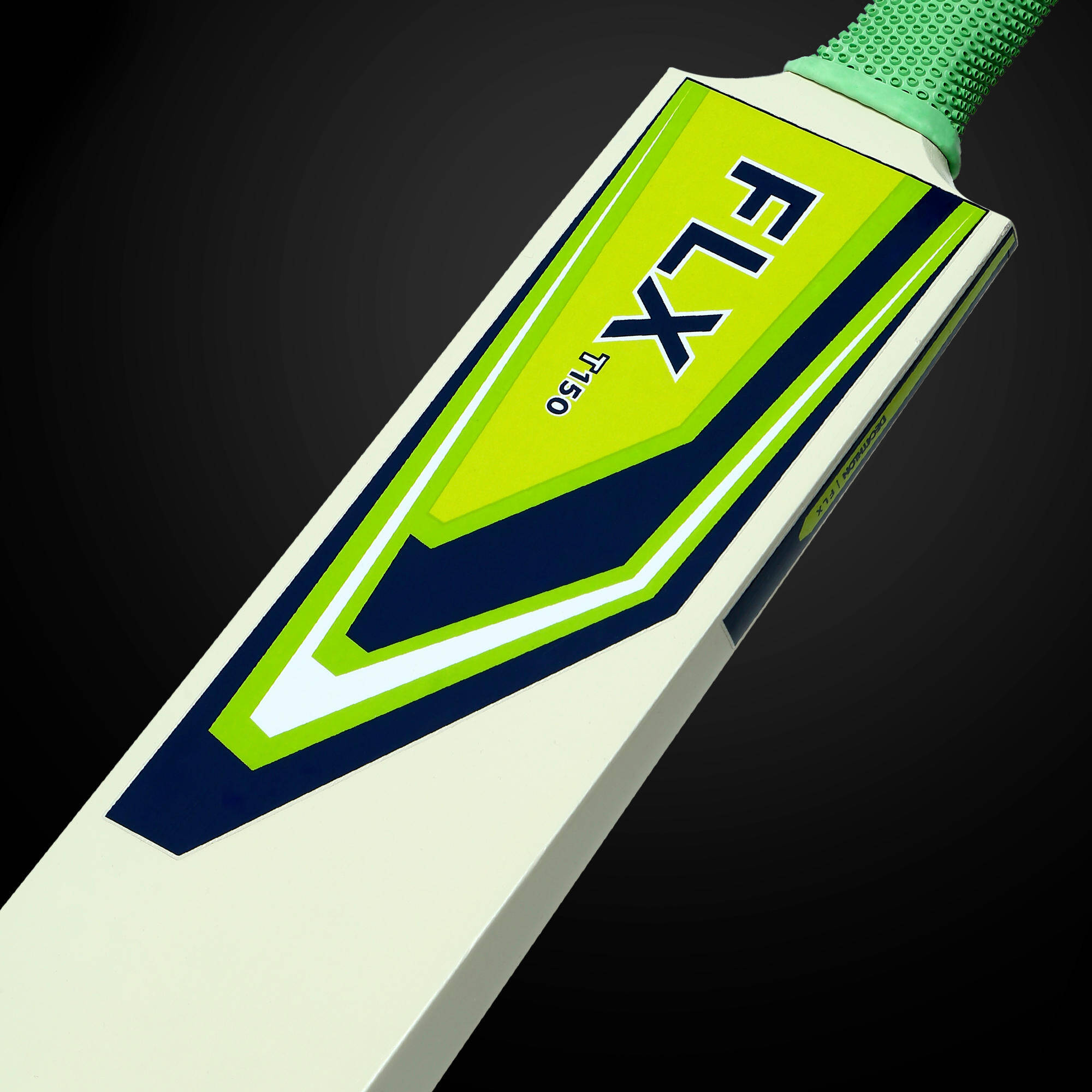 T150 SIZES 6, SH, CRICKET BAT LIME GREEN -  3